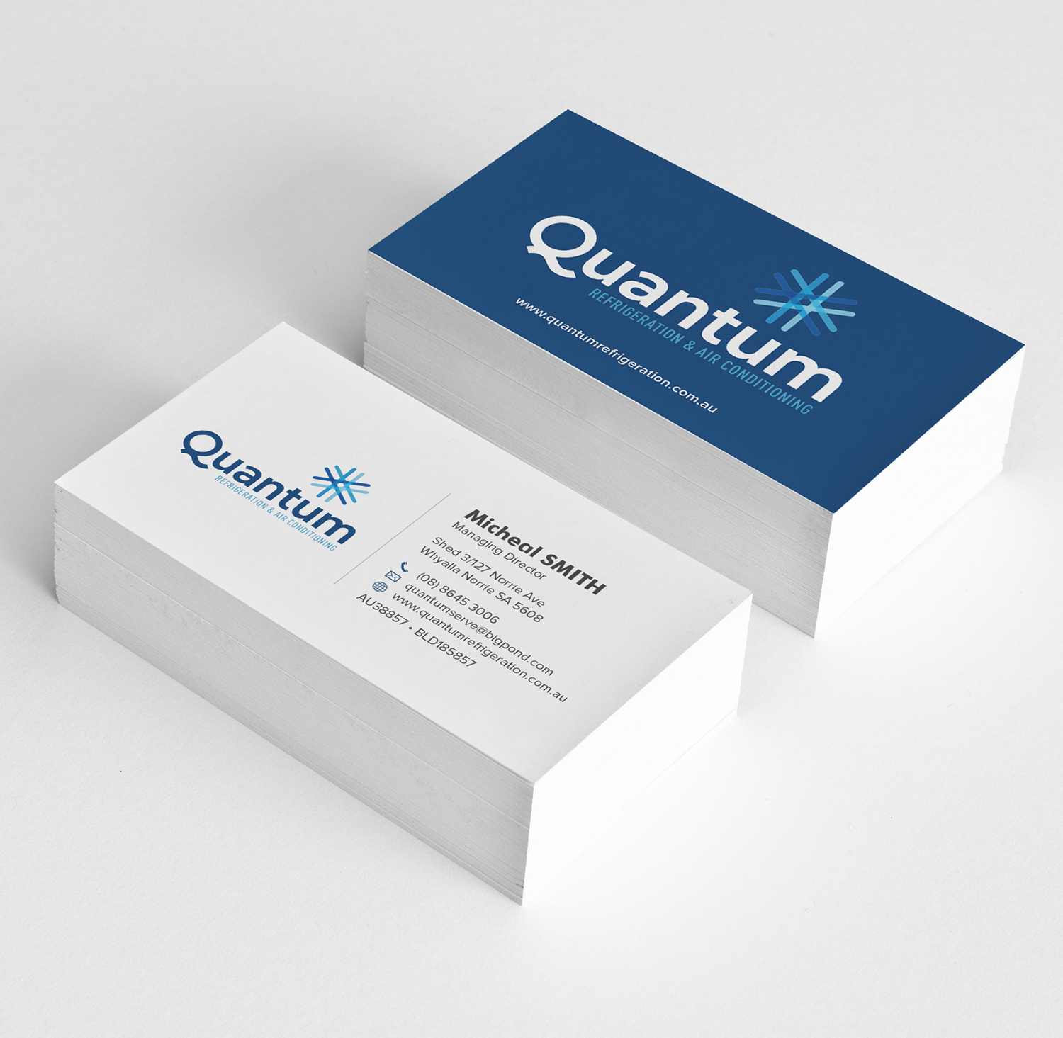 Visitenkarten-Design von Tilt für Quantum Refrigeration | Design #19575017