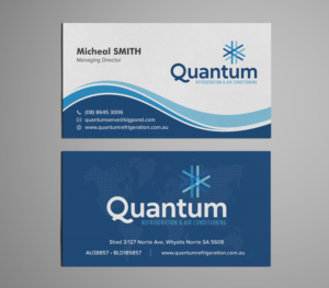 Business Card Design by Tilt for Quantum Refrigeration | Design: #19575021