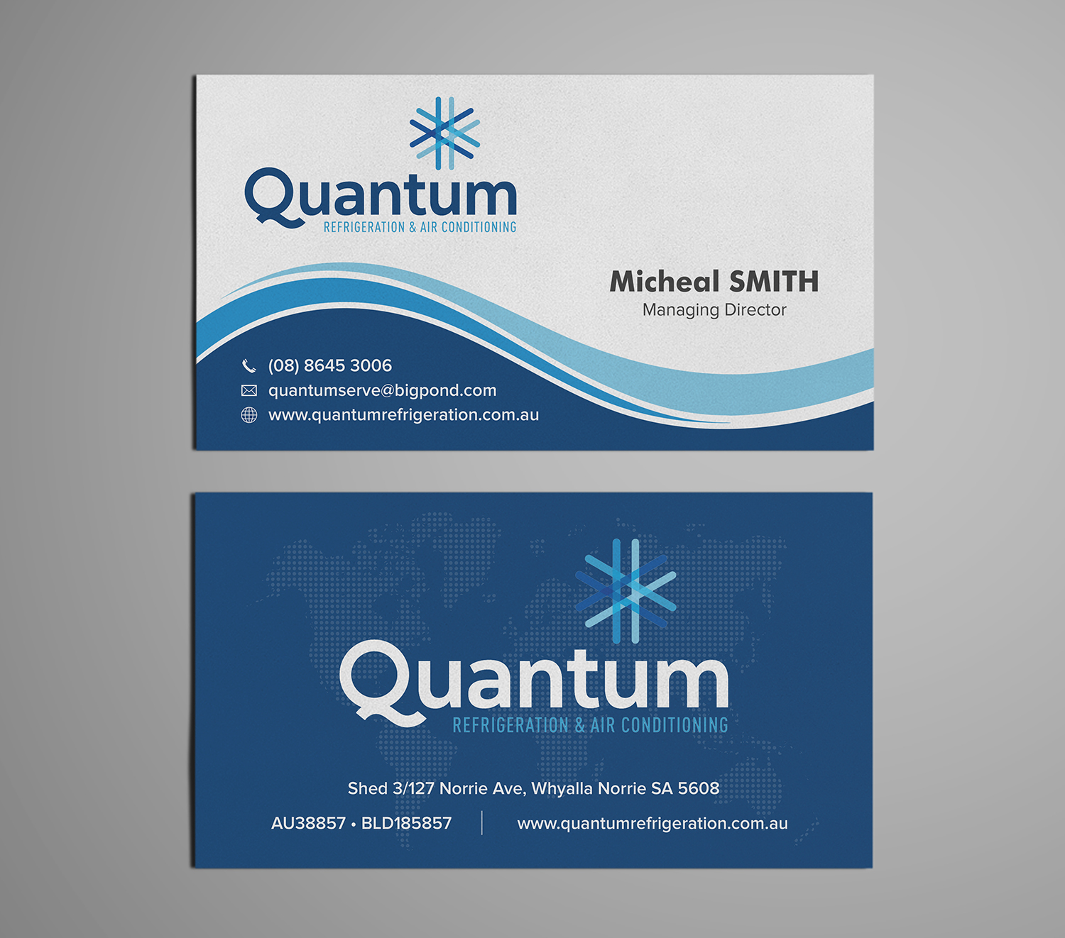 Business Card Design by Tilt for Quantum Refrigeration | Design #19575022