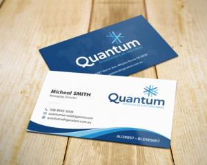 Diseño de Tarjeta de Presentación por Tilt para Quantum Refrigeration | Diseño: #19575080