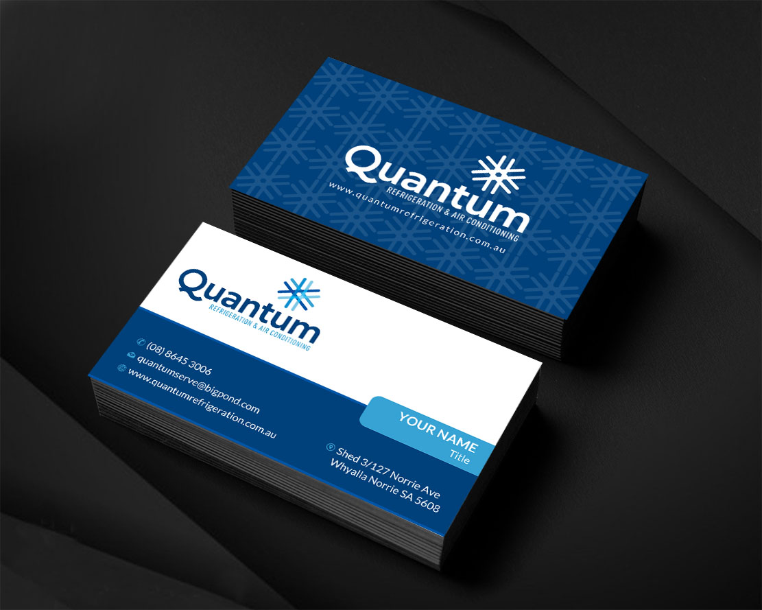 Business Card Design by Infinitive Technology for Quantum Refrigeration | Design #19565361