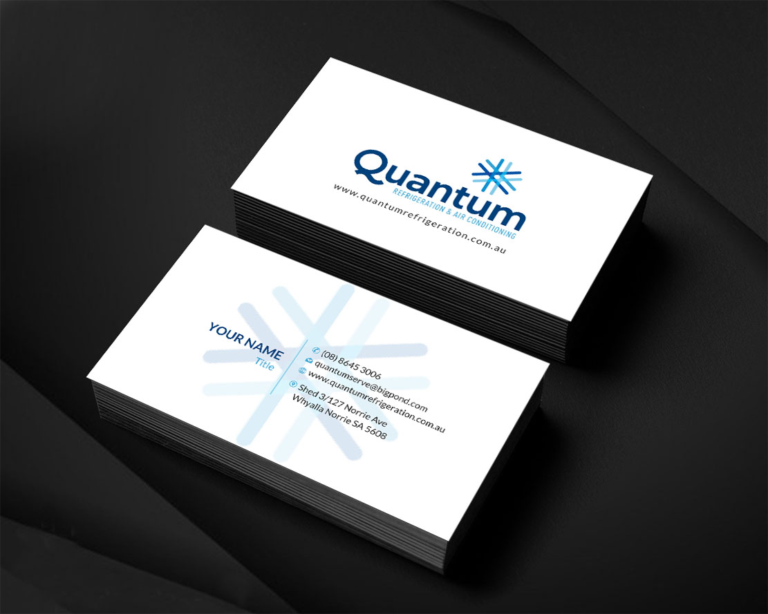 Business Card Design by Infinitive Technology for Quantum Refrigeration | Design #19565372