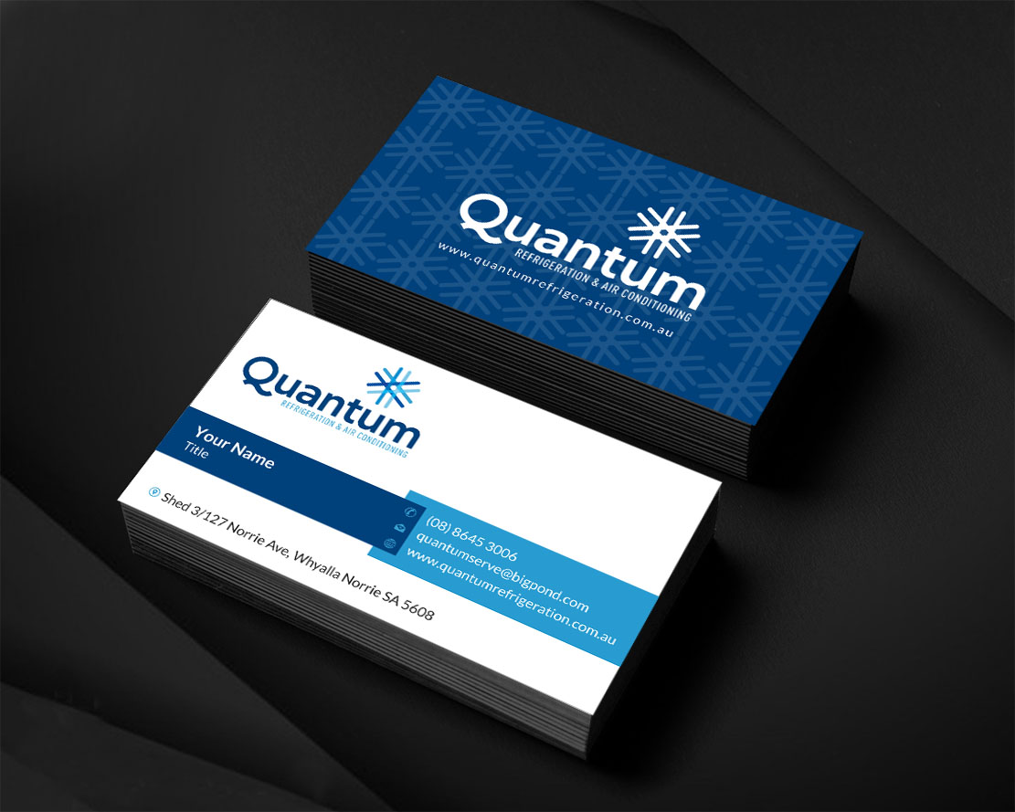 Business Card Design by Infinitive Technology for Quantum Refrigeration | Design #19565384