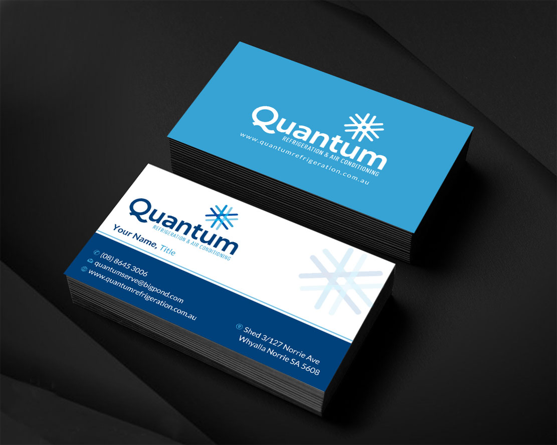 Business Card Design by Infinitive Technology for Quantum Refrigeration | Design #19565389