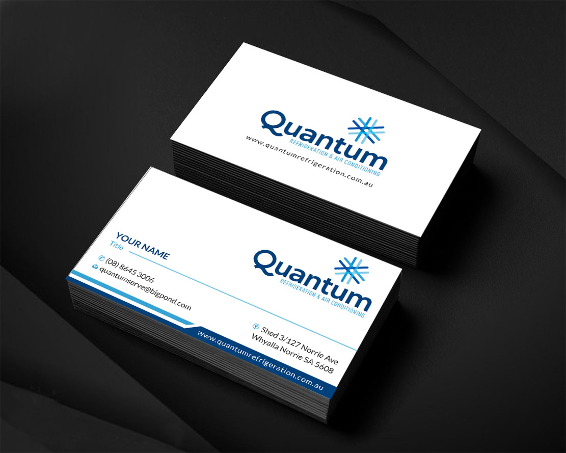 Business Card Design by Infinitive Technology for Quantum Refrigeration | Design #19565390
