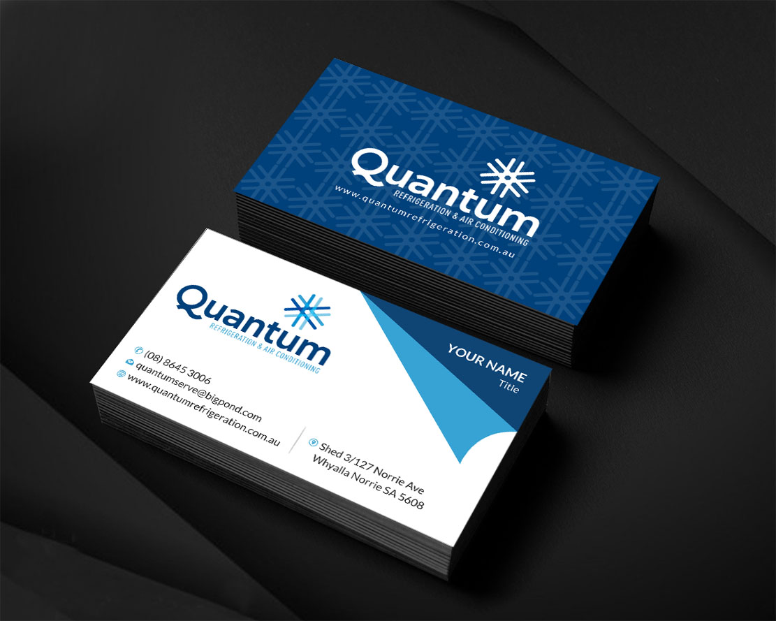 Business Card Design by Infinitive Technology for Quantum Refrigeration | Design #19565391