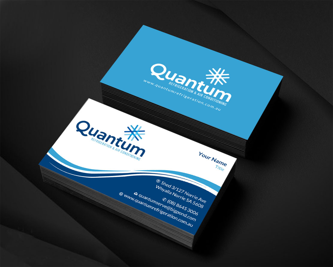 Diseño de Tarjeta de Presentación por Infinitive Technology para Quantum Refrigeration | Diseño #19565402