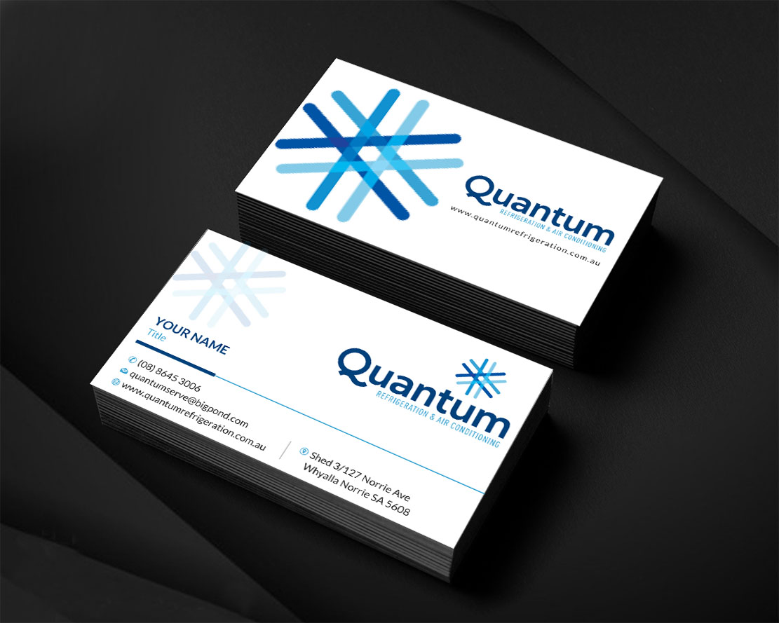 Business Card Design by Infinitive Technology for Quantum Refrigeration | Design #19565409