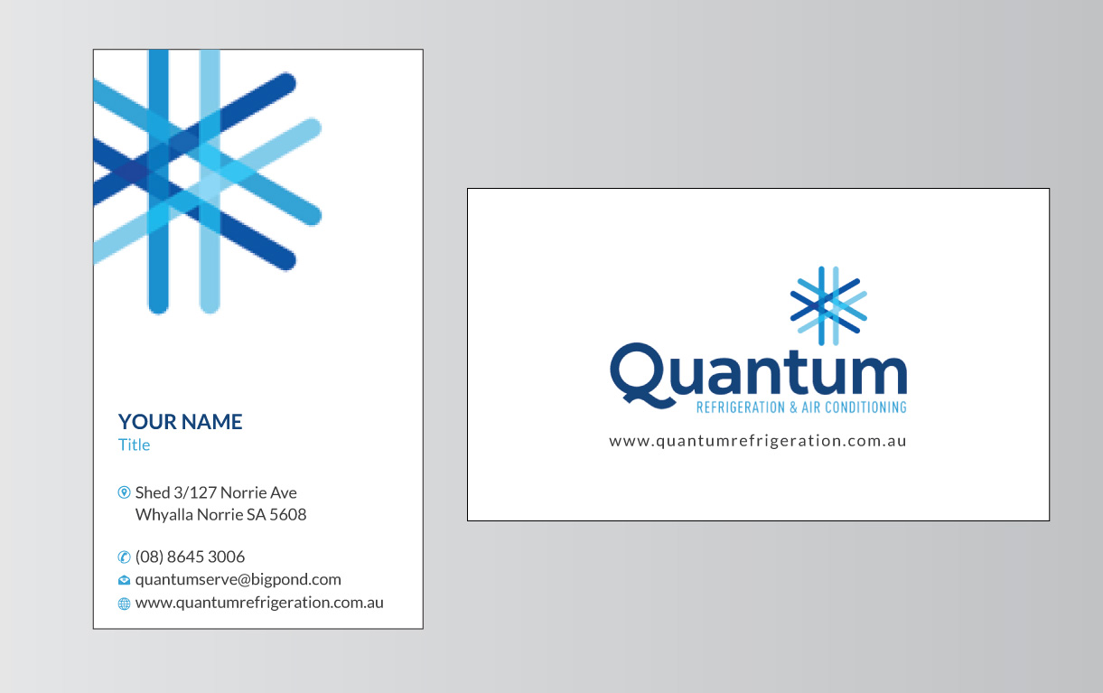 Business Card Design by Infinitive Technology for Quantum Refrigeration | Design #19565412