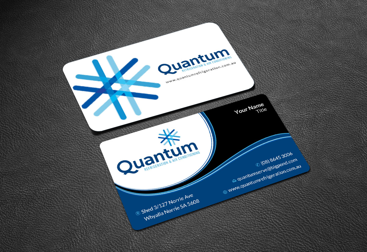 Diseño de Tarjeta de Presentación por Infinitive Technology para Quantum Refrigeration | Diseño #19565415