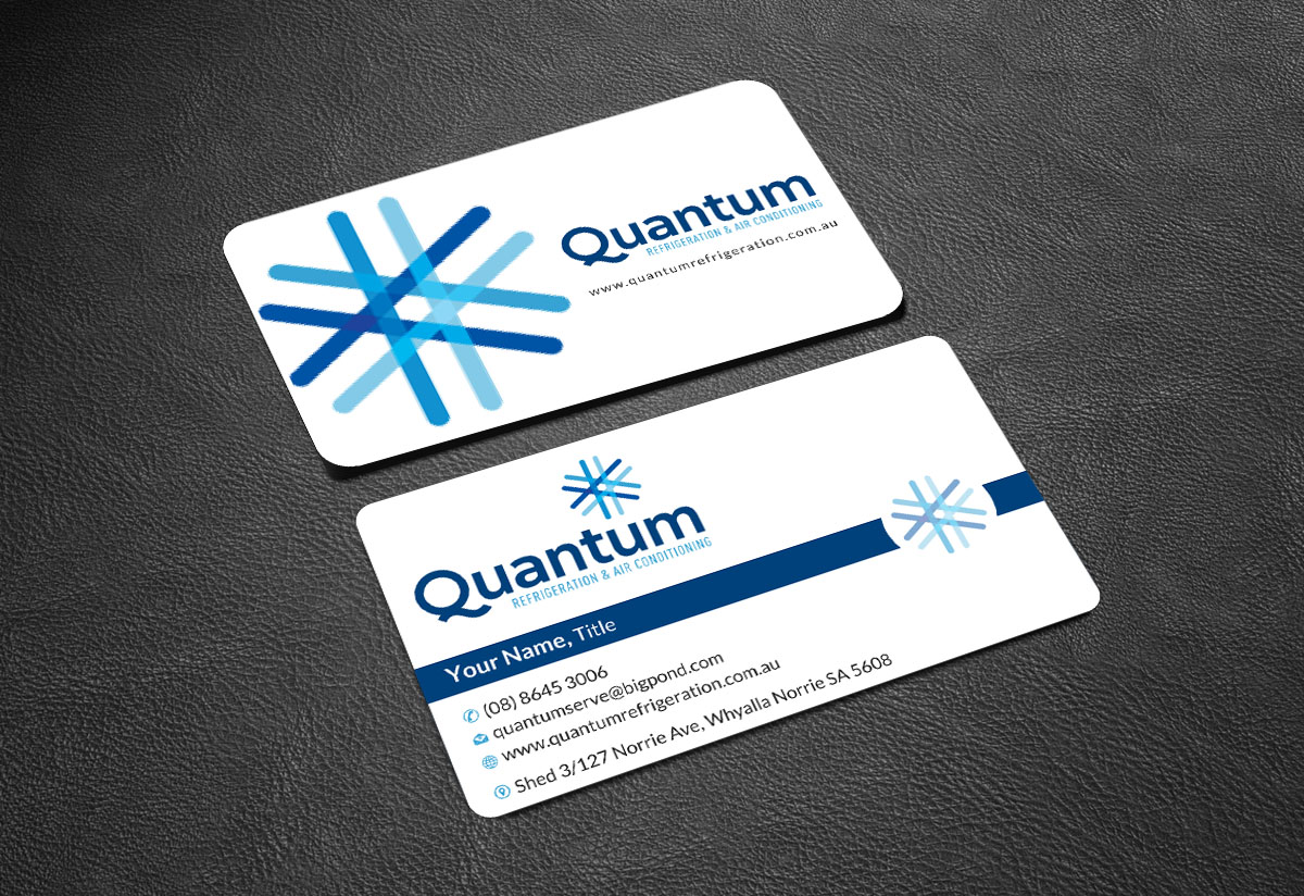 Diseño de Tarjeta de Presentación por Infinitive Technology para Quantum Refrigeration | Diseño #19565418