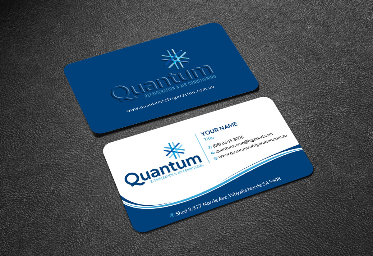 Business Card Design by Infinitive Technology for Quantum Refrigeration | Design #19565427