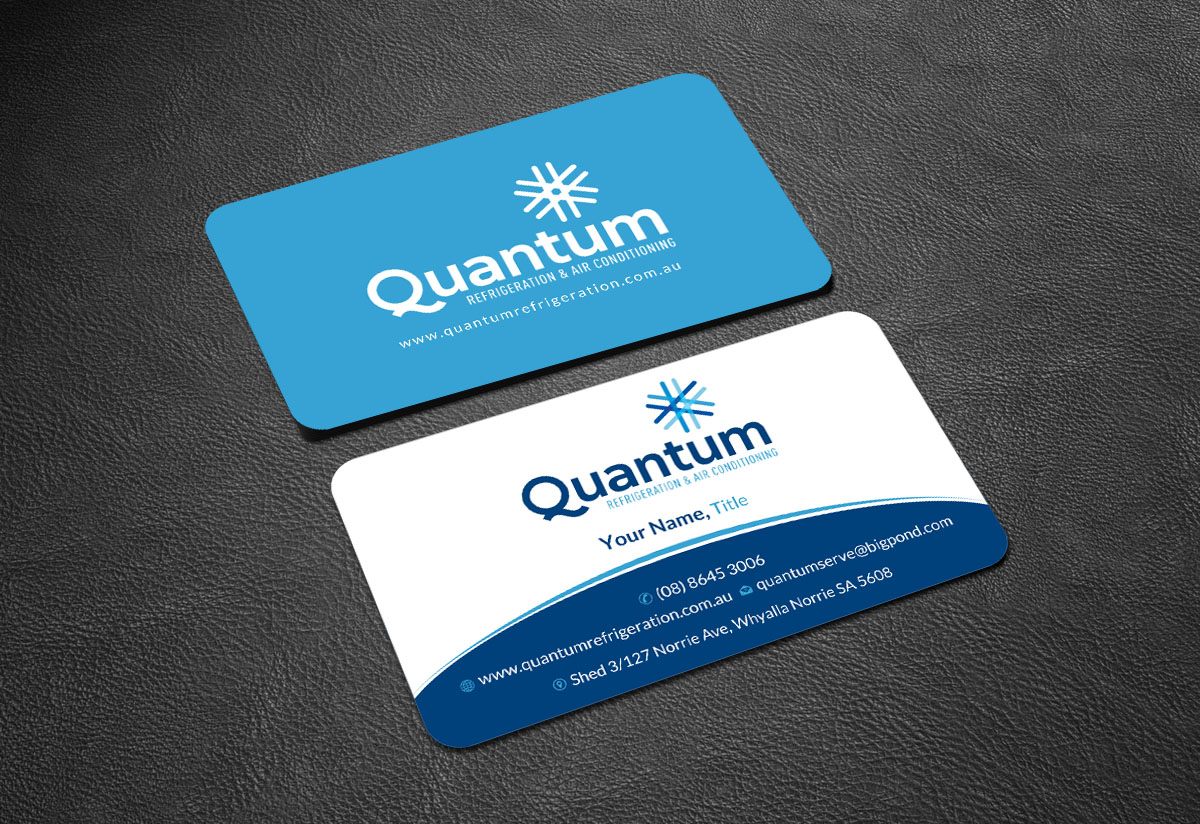 Diseño de Tarjeta de Presentación por Infinitive Technology para Quantum Refrigeration | Diseño #19565430