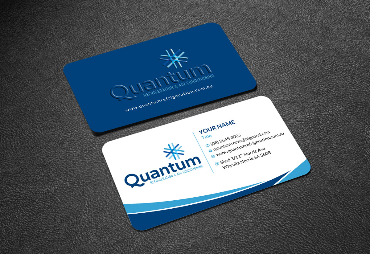Diseño de Tarjeta de Presentación por Infinitive Technology para Quantum Refrigeration | Diseño #19565435