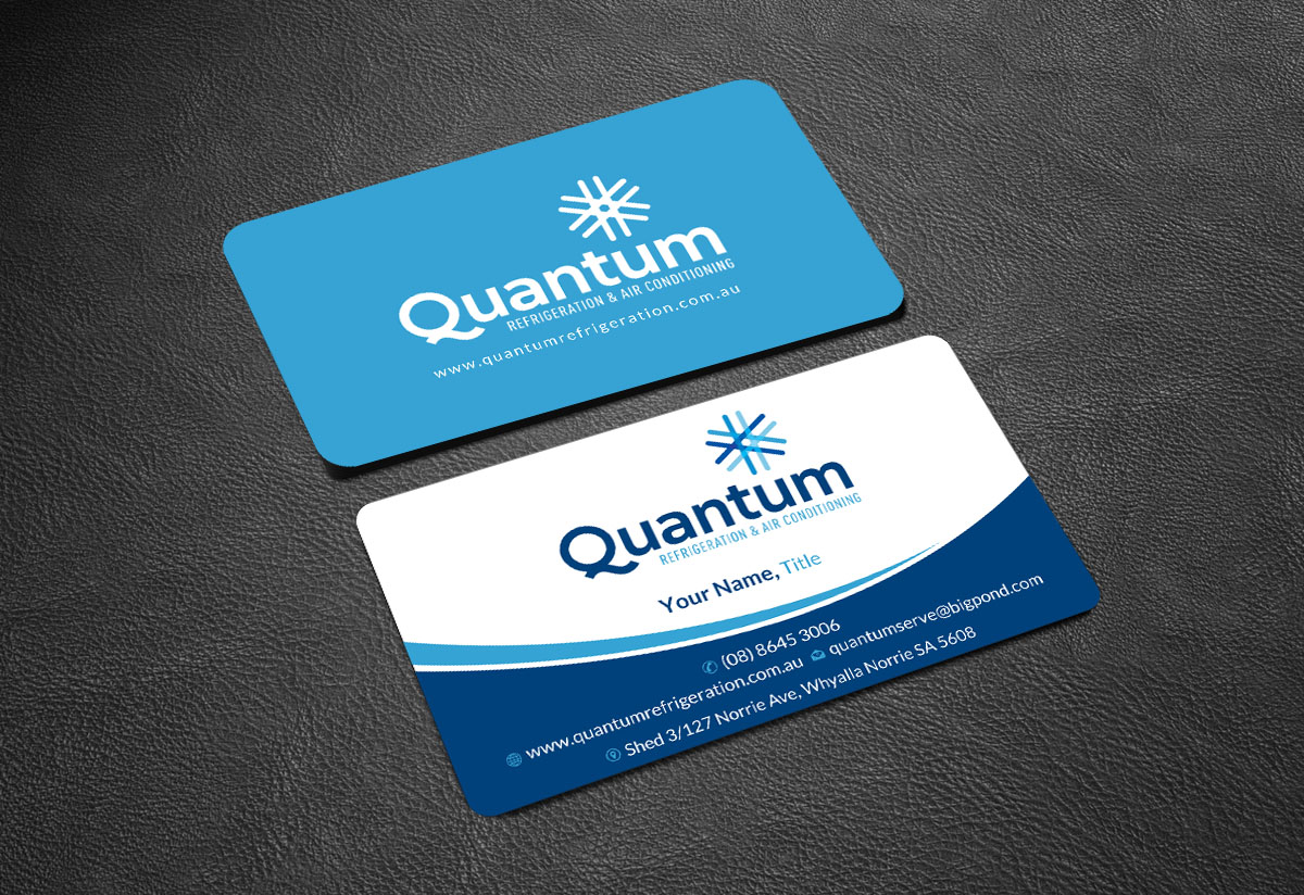 Diseño de Tarjeta de Presentación por Infinitive Technology para Quantum Refrigeration | Diseño #19565437