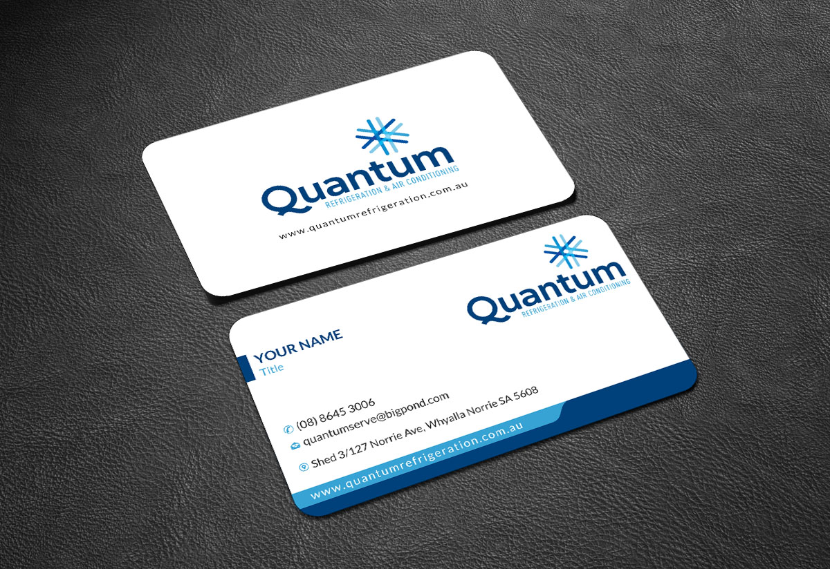 Diseño de Tarjeta de Presentación por Infinitive Technology para Quantum Refrigeration | Diseño #19565439