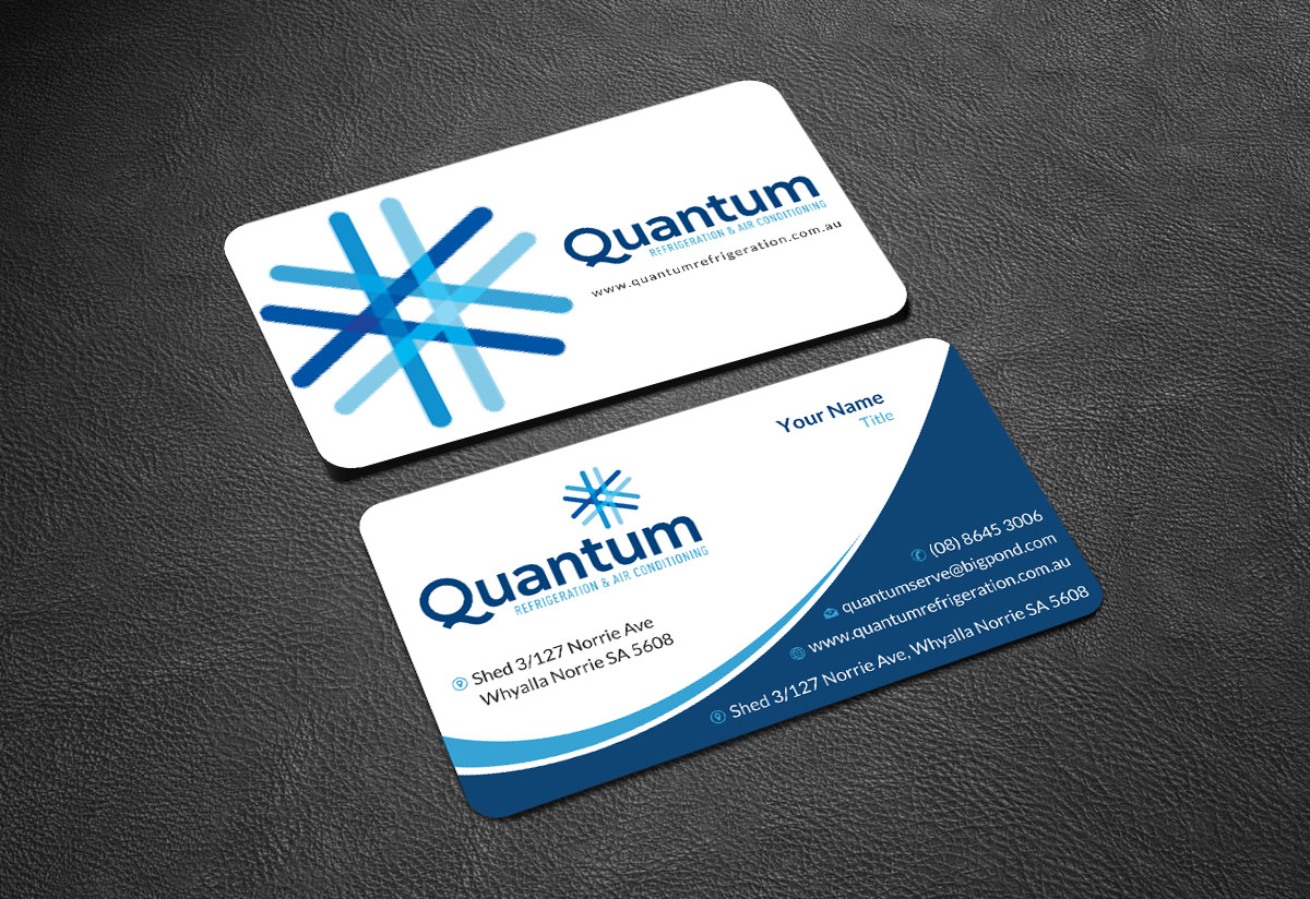Business Card Design by Infinitive Technology for Quantum Refrigeration | Design #19565440
