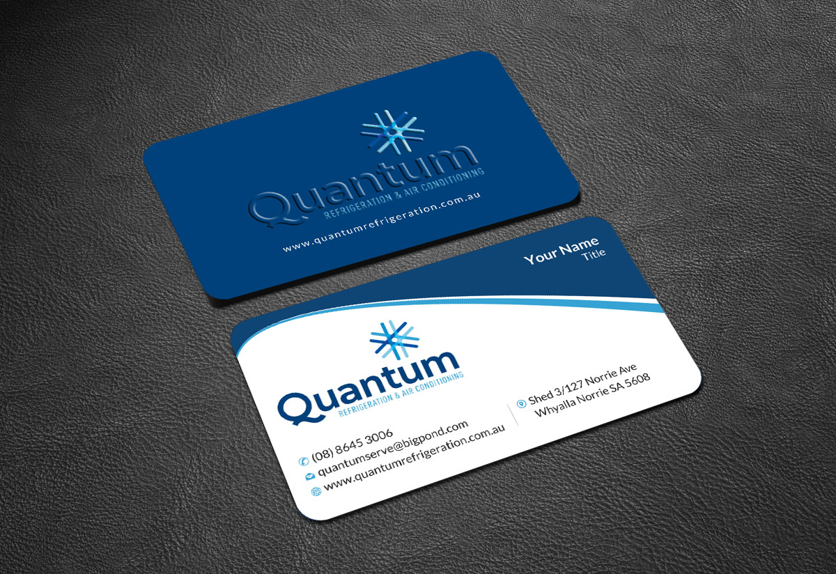 Diseño de Tarjeta de Presentación por Infinitive Technology para Quantum Refrigeration | Diseño #19565441