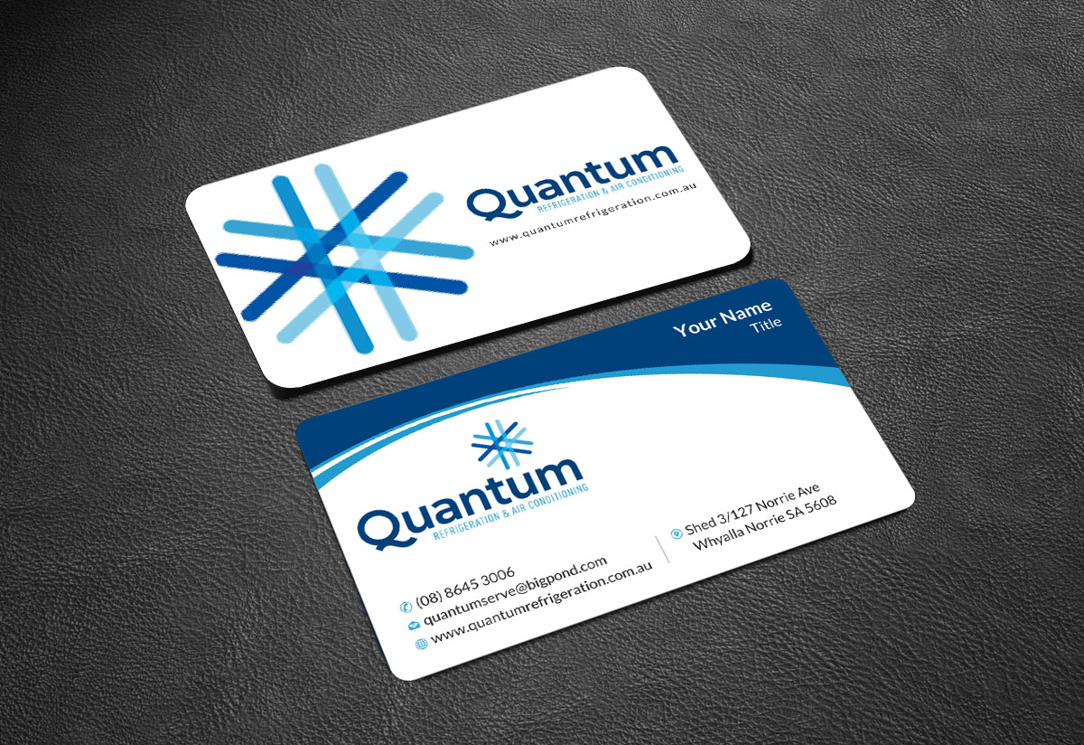 Diseño de Tarjeta de Presentación por Infinitive Technology para Quantum Refrigeration | Diseño #19565446