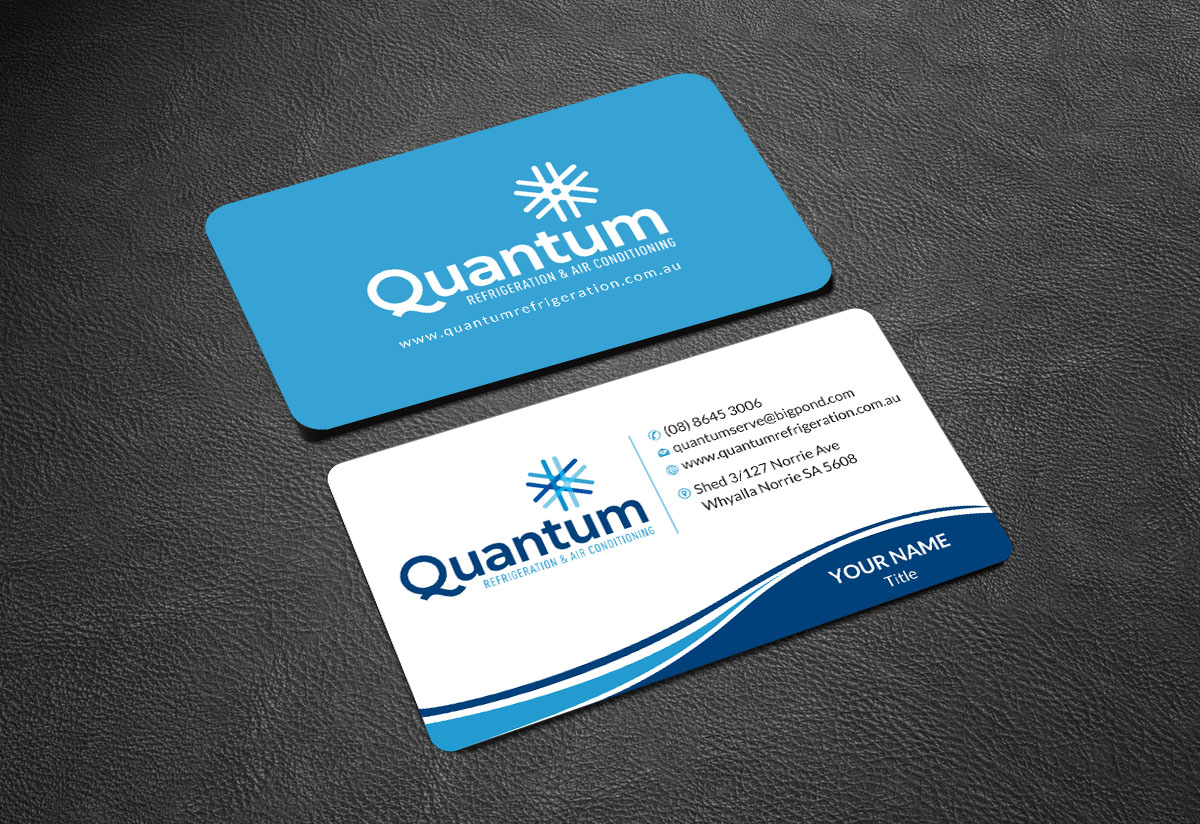 Business Card Design by Infinitive Technology for Quantum Refrigeration | Design #19565447