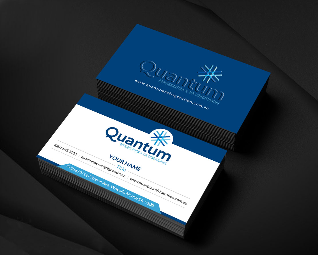 Diseño de Tarjeta de Presentación por Infinitive Technology para Quantum Refrigeration | Diseño #19565449