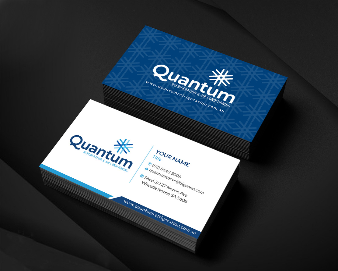 Diseño de Tarjeta de Presentación por Infinitive Technology para Quantum Refrigeration | Diseño #19571721
