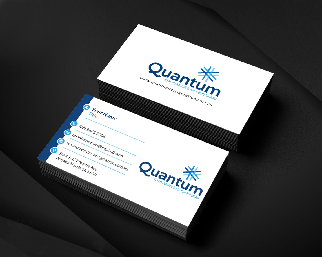 Diseño de Tarjeta de Presentación por Infinitive Technology para Quantum Refrigeration | Diseño #19571722
