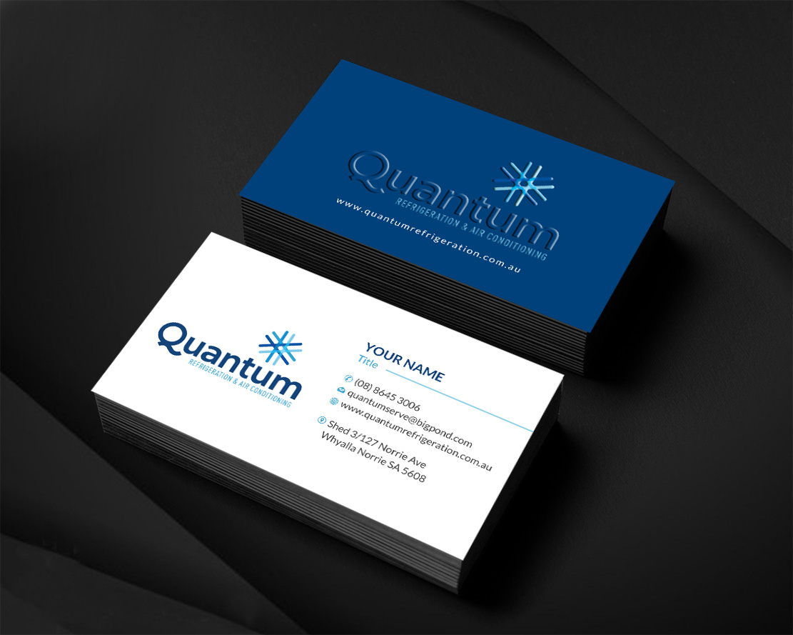Business Card Design by Infinitive Technology for Quantum Refrigeration | Design #19571723