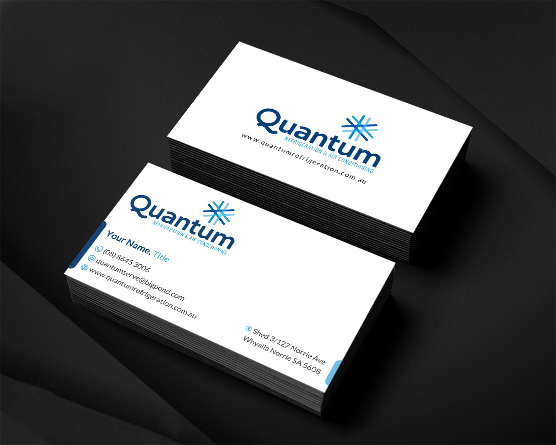 Diseño de Tarjeta de Presentación por Infinitive Technology para Quantum Refrigeration | Diseño #19571728