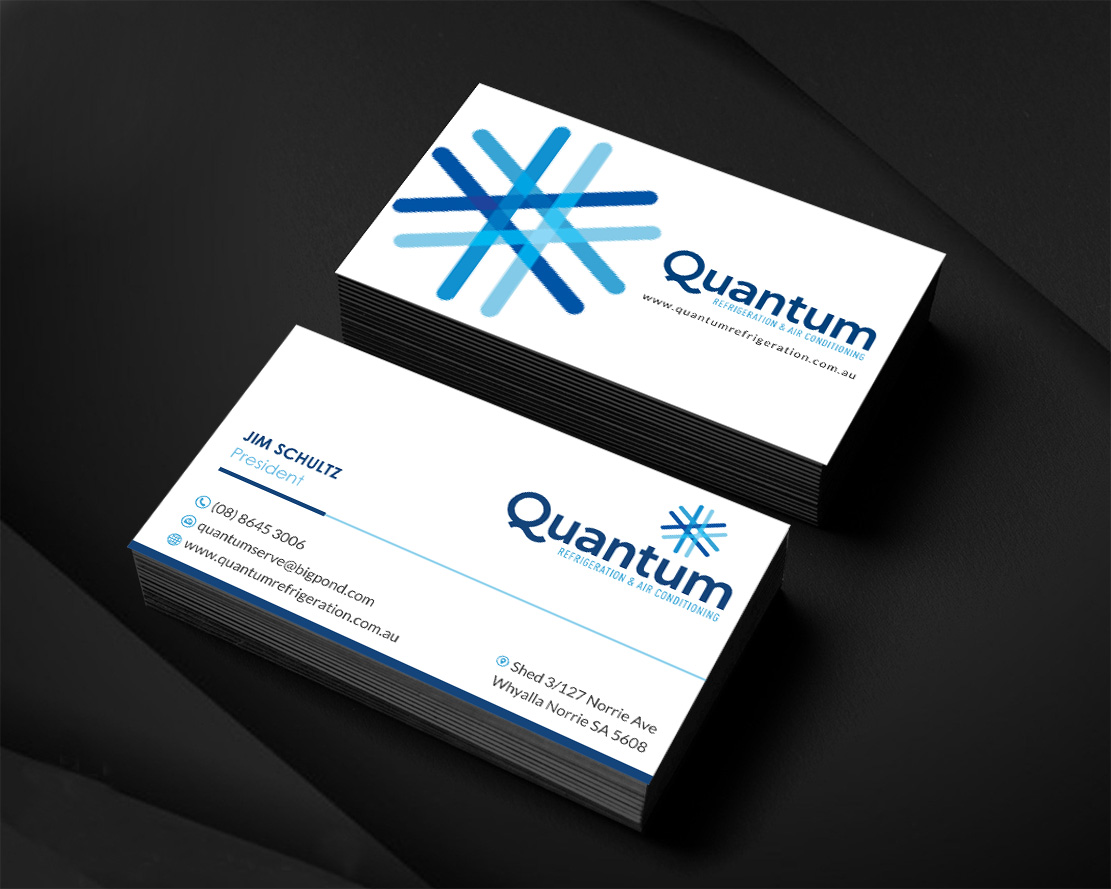Diseño de Tarjeta de Presentación por Infinitive Technology para Quantum Refrigeration | Diseño #19571730