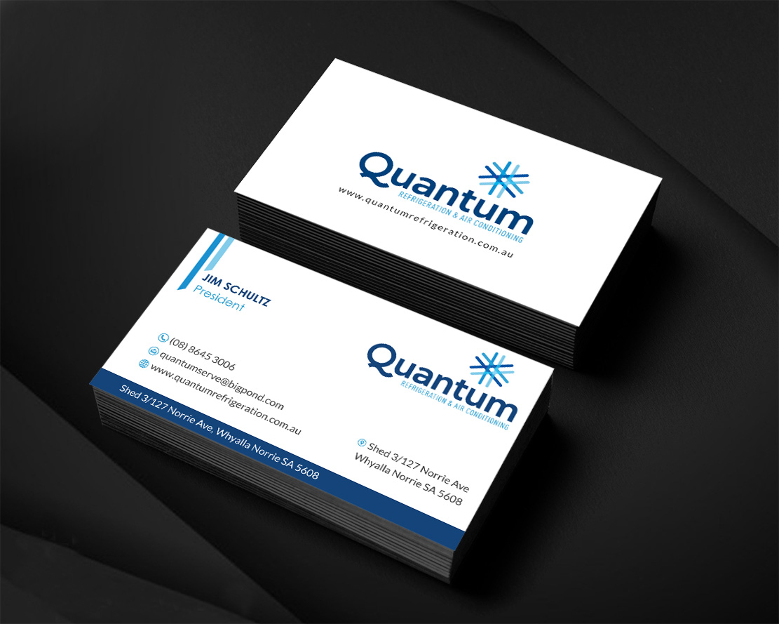 Business Card Design by Infinitive Technology for Quantum Refrigeration | Design #19571735