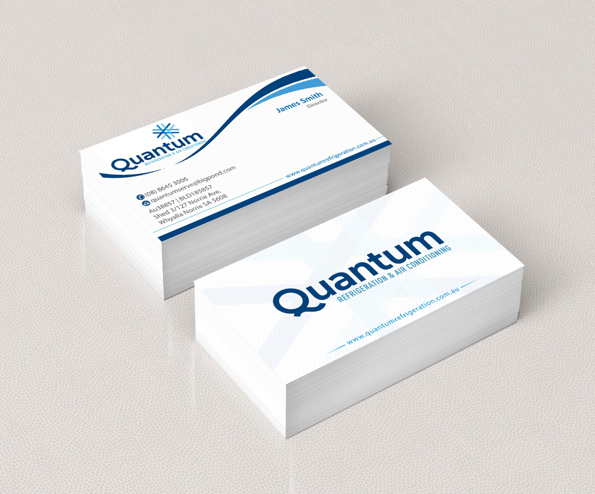 Business Card Design by Infinitive Technology for Quantum Refrigeration | Design #19591670