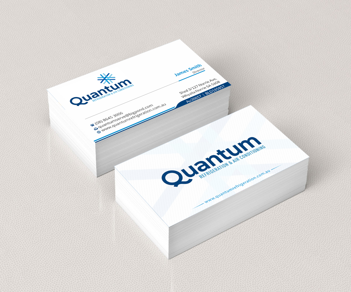 Business Card Design by Infinitive Technology for Quantum Refrigeration | Design #19591672