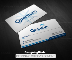 Business Card Design by Designing Birds for Quantum Refrigeration | Design: #19584639