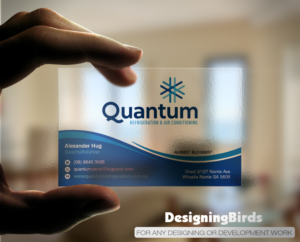 Business Card Design by Designing Birds for Quantum Refrigeration | Design: #19585135