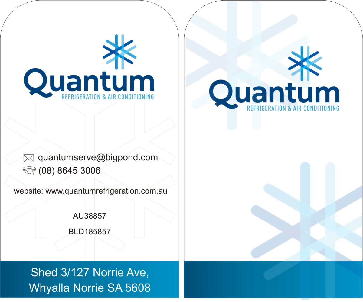 Business Card Design by Iwan HN for Quantum Refrigeration | Design #19580736