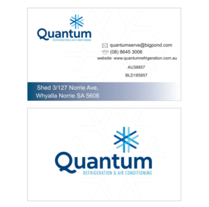 Business Card Design by Iwan HN for Quantum Refrigeration | Design: #19614841