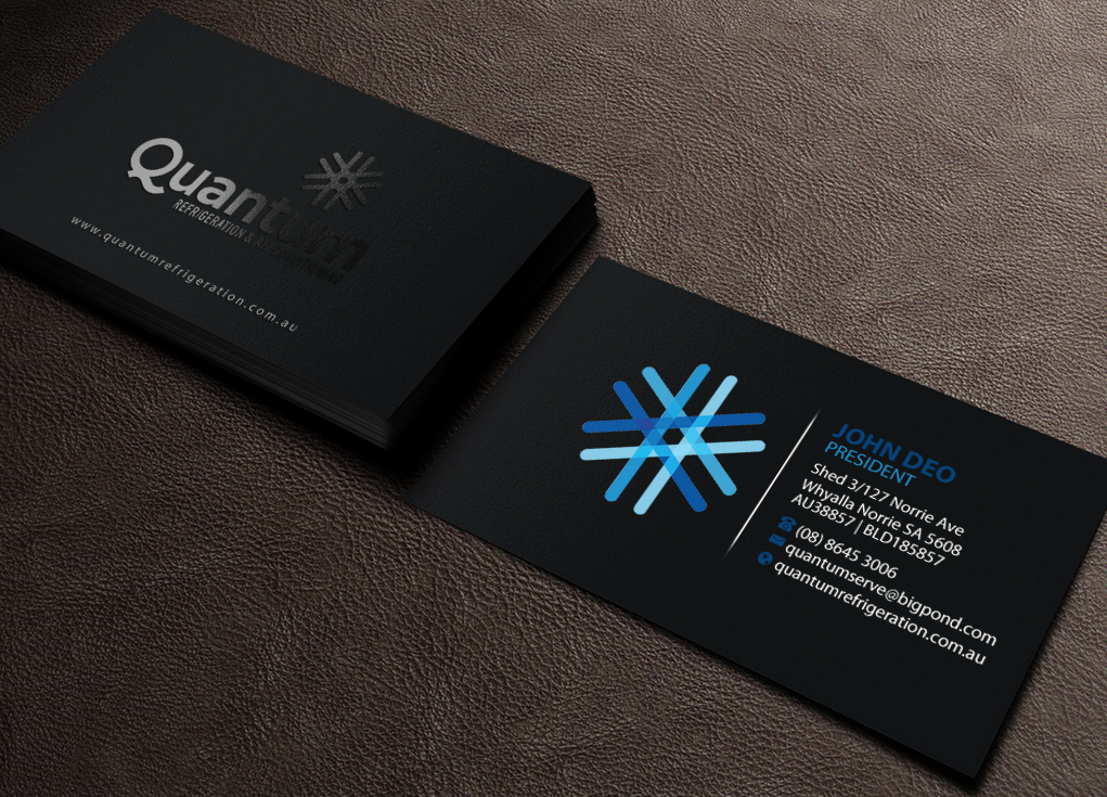 Design de Carte de Visite par Brand aid pour Quantum Refrigeration | Design #19582297