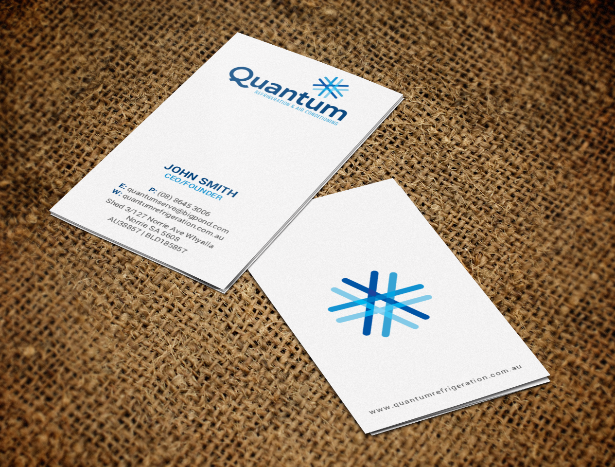 Business Card Design by chandrayaan.creative for Quantum Refrigeration | Design #19575012