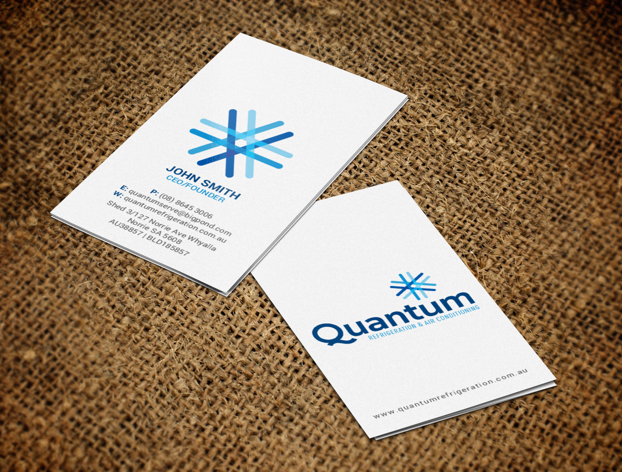 Business Card Design by chandrayaan.creative for Quantum Refrigeration | Design #19575013
