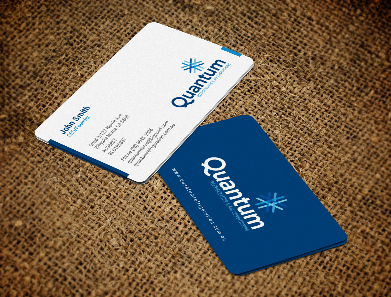 Business Card Design by chandrayaan.creative for Quantum Refrigeration | Design #19577015