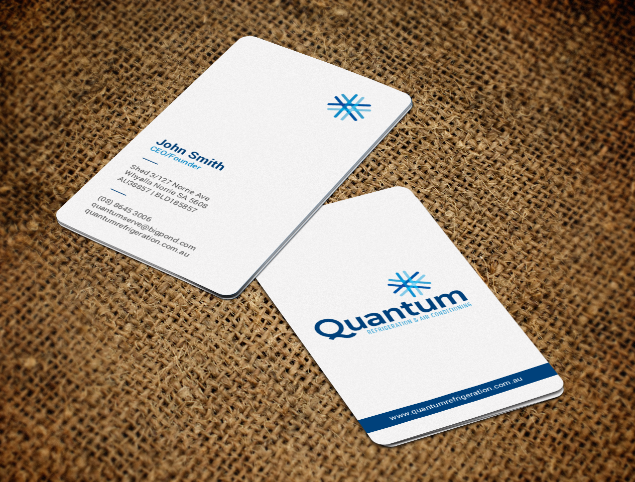 Business Card Design by chandrayaan.creative for Quantum Refrigeration | Design #19577030