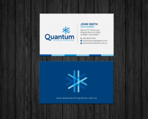 Diseño de Tarjeta de Presentación por chandrayaan.creative para Quantum Refrigeration | Diseño: #19577036