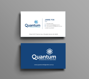 Diseño de Tarjeta de Presentación por Graphic Flame para Quantum Refrigeration | Diseño: #19588070