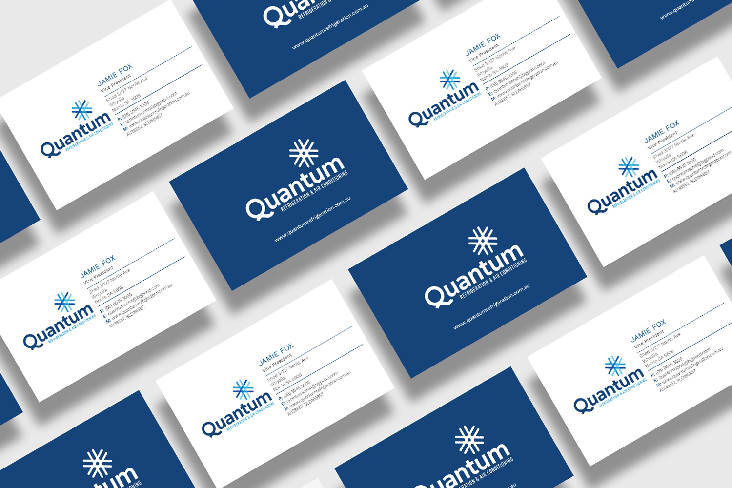 Business Card Design by Graphic Flame for Quantum Refrigeration | Design #19588071
