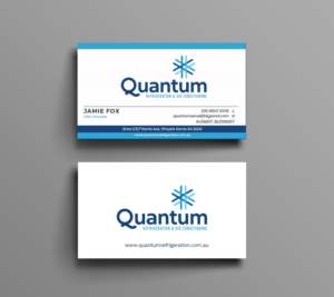 Business Card Design by Graphic Flame for Quantum Refrigeration | Design: #19588078