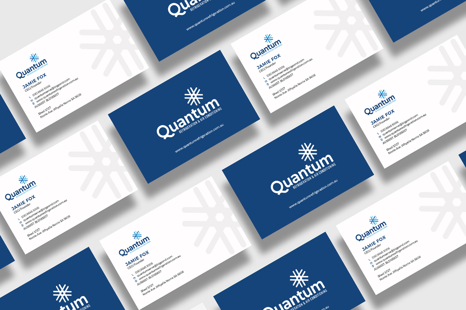 Business Card Design by Graphic Flame for Quantum Refrigeration | Design #19588079