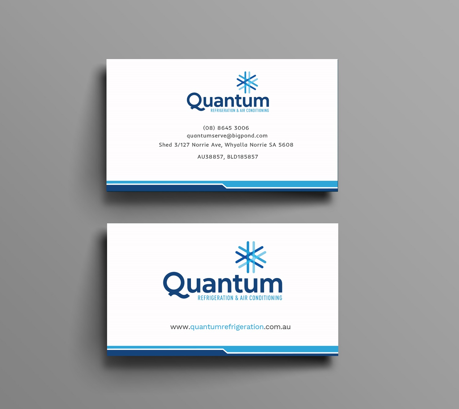 Business Card Design by Graphic Flame for Quantum Refrigeration | Design #19601105