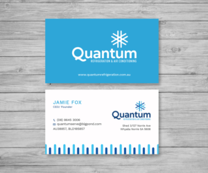 Business Card Design by Graphic Flame for Quantum Refrigeration | Design: #19602850