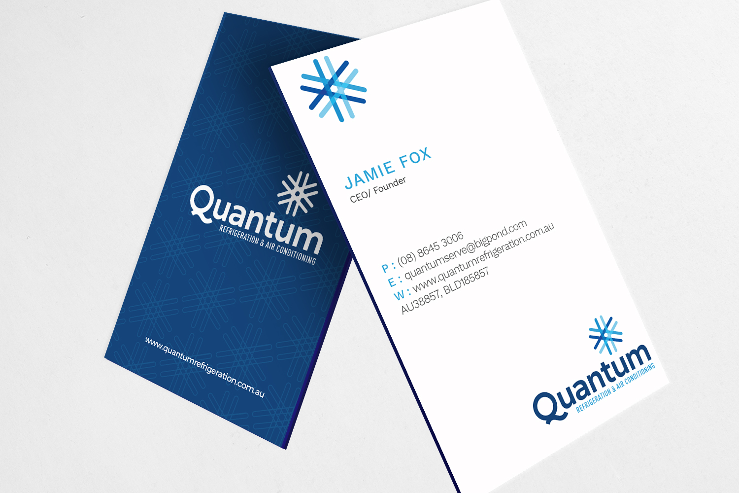 Business Card Design by Graphic Flame for Quantum Refrigeration | Design #19602858